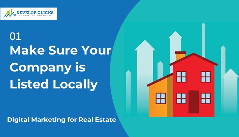 Make sure your company is listed locally